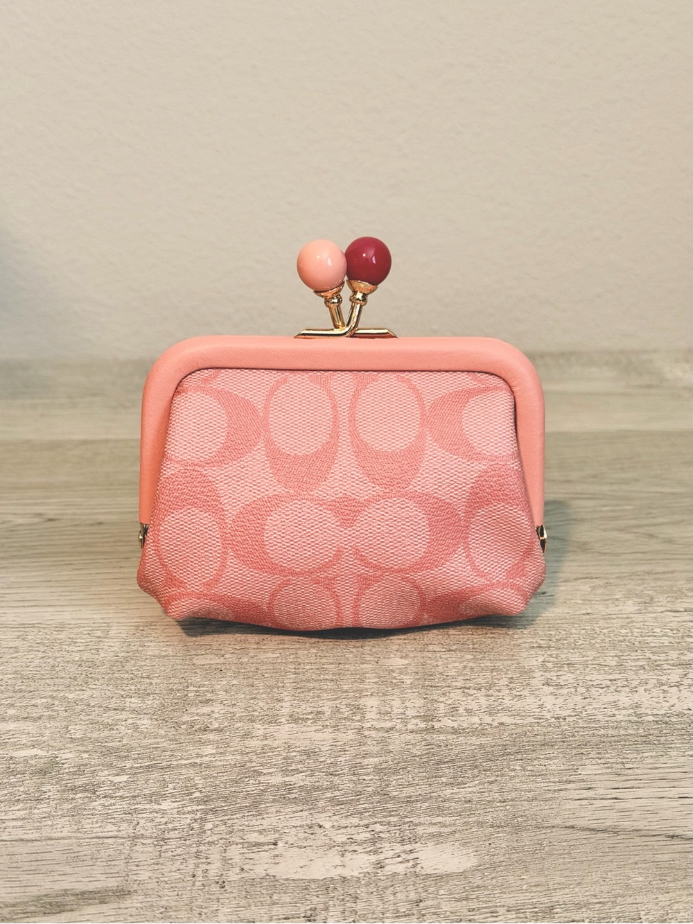 Coach Kiss Lock Coin Pouch - Picture 2 of 7